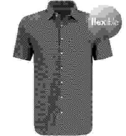 Kurzarmhemd, Jersey, Dunkelrot Gemustert 7 Kurzarmhemd, Jersey, Dunkelrot Gemustert -Maenner Mode Haus 414669 norm 1