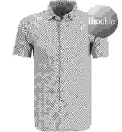 Kurzarmhemd, Jersey, Multicolor Gemustert -Maenner Mode Haus  414670 norm 1