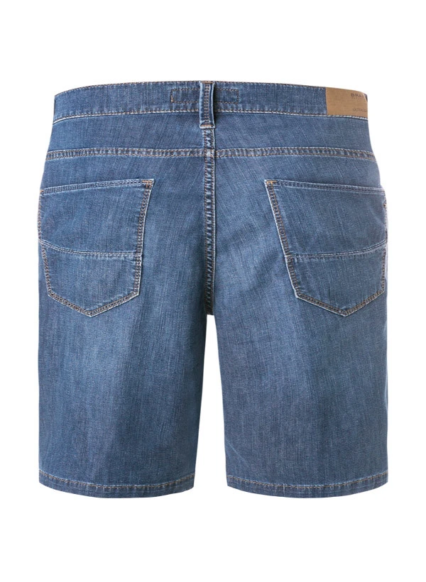 BRAX Jeansshorts, Regular Fit, Bio Baumwolle T400®, Dunkelblau 4 BRAX Jeansshorts, Regular Fit, Bio Baumwolle T400®, Dunkelblau – Bild 2