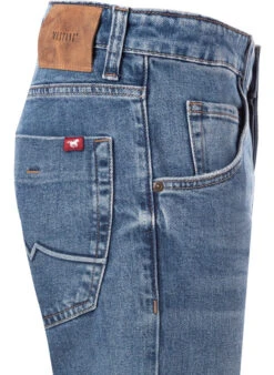 Mustang Jeans Michigan, Straight Fit, Baumwoll-Stretch, Jeansblau -Maenner Mode Haus  414978 norm3