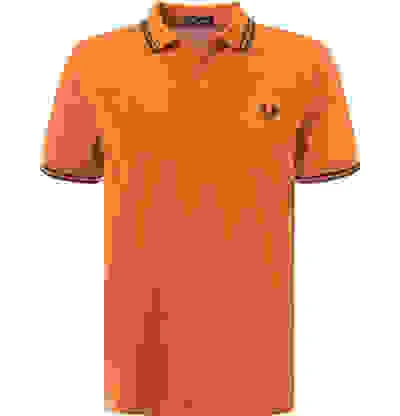 Fred Perry Polo-Shirt, Baumwoll-Piqué, Braun 5 Fred Perry Polo-Shirt, Baumwoll-Piqué, Braun – Bild 3