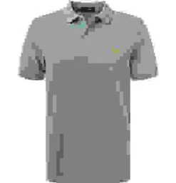 Fred Perry Polo-Shirt, Baumwoll-Piqué, Aschblau -Maenner Mode Haus  415092 norm 1