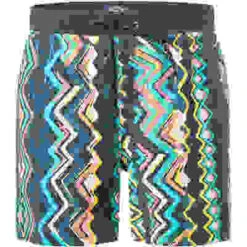Billabong Boardshorts, Mikrofaser, Blau-gelb Gemustert -Maenner Mode Haus  415176 norm 1