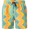 Billabong Boardshorts, Mikrofaser, Gold-mint Gemustert -Maenner Mode Haus  415177 norm