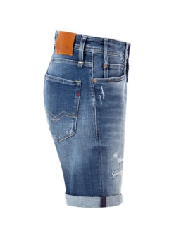 Replay Jeansshorts, Big&Tall, Baumwolle T400® 12oz, Mittelblau -Maenner Mode Haus  415201 norm3