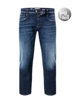 Replay Jeans Anbass, Big&Tall, Baumwolle T400®, Dunkelblau