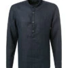 Marc O'Polo Hemd, Regular Fit, Reines Leinen, Navy -Maenner Mode Haus  415217 norm