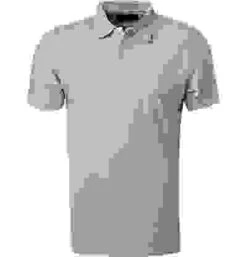 Marc O'Polo Polo-Shirt, Regular Fit, Bio Baumwoll-Jersey, Hellgrau Meliert -Maenner Mode Haus  415223 norm 1