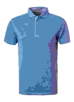 OLYMP Polo-Shirt, Body Fit, Baumwoll-Piqué, Hellblau -Maenner Mode Haus  415262 norm 1
