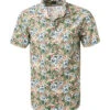 Daniel Hechter Kurzarmhemd, Modern Fit, Baumwolle, Multicolor Gemustert