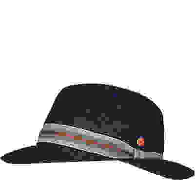 Strohhut, Material-Mix, Blau 5 Strohhut, Material-Mix, Blau – Bild 3