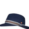 Strohhut, Material-Mix, Blau -Maenner Mode Haus  415440 norm