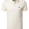 Lacoste Polo-Shirt, Slim Fit, Baumwoll-Piqué, Creme -Maenner Mode Haus  415535 norm