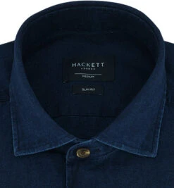 Hackett Jeanshemd, Slim Fit, Baumwolle, Indigo -Maenner Mode Haus  415568 norm2