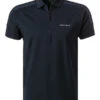Hackett Zip-Polo, Slim Fit, Baumwoll-Piqué, Navy -Maenner Mode Haus  415576 norm