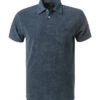 Hackett Polo-Shirt, Classic Fit, Baumwoll-Frottee, Dunkelblau -Maenner Mode Haus  415749 norm