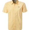 Pepe Jeans Kurzarmhemd, Regular Fit, Baumwolle, Gelb-weiß Gemustert -Maenner Mode Haus  415789 norm