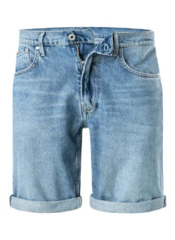 Pepe Jeans Jeansshorts Callen, Relaxed Fit, Baumwolle, Jeansblau