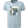 Pepe Jeans T-Shirt, Regular Fit, Baumwolle, Pastellblau -Maenner Mode Haus  415856 norm