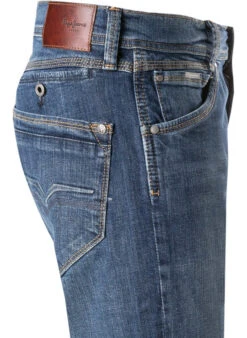Pepe Jeans Jeans Spike, Regular Fit, Baumwoll-Stretch, Dunkelblau -Maenner Mode Haus  415889 norm3