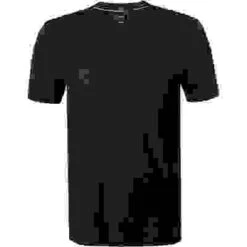 Boss Green T-Shirt, Slim Fit, Mikrofaser Schnelltrocknend, Schwarz -Maenner Mode Haus  415983 norm 1