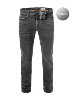 BOSS ORANGE Jeans, Baumwoll-Stretch, Schwarz