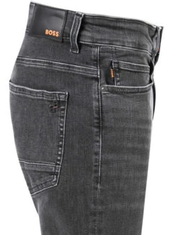 BOSS ORANGE Jeans, Baumwoll-Stretch, Schwarz -Maenner Mode Haus  416018 norm3