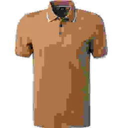 Polo-Shirt, Baumwoll-Piqué, Beige -Maenner Mode Haus  416075 norm 1