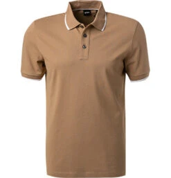 Polo-Shirt, Baumwoll-Piqué, Beige