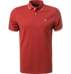 Marc O'Polo Polo-Shirt, Regular Fit, Bio Baumwolle, Rot