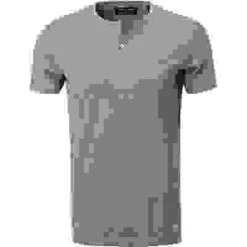 Marc O'Polo T-Shirt, Shaped Fit, Bio Baumwolle, Blau Meliert -Maenner Mode Haus  416112 norm 1