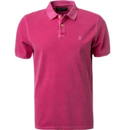Marc O'Polo Polo-Shirt, Regular Fit, Bio Baumwoll-Piqué, Pink