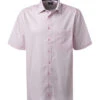 OLYMP Kurzarmhemd, Comfort Fit, Baumwolle, Rosé Meliert -Maenner Mode Haus  416176 norm