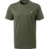 Marc O'Polo T-Shirt, Bio Baumwolle, Dunkeloliv