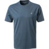 Marc O'Polo T-Shirt, Bio Baumwolle, Jeansblau -Maenner Mode Haus  416191 norm