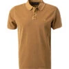 Marc O'Polo Polo-Shirt, Regular Fit, Bio Baumwoll-Piqué, Dunkelkurkuma