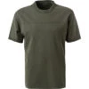 Marc O'Polo T-Shirt, Relaxed Fit, Bio Baumwolle, Dunkeloliv -Maenner Mode Haus  416199 norm