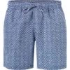 Hackett Badeshorts, Mikrofaser, Nave-weiß Gemustert -Maenner Mode Haus  416259 norm