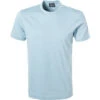 Strellson T-Shirt, Baumwolle, Pastellblau -Maenner Mode Haus  416379 norm