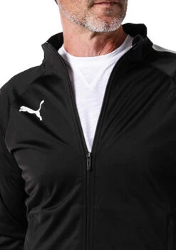 Puma Trainingsanzug, Slim Fit, Mikrofaser, Schwarz -Maenner Mode Haus  416388 norm3