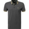 Boss Green Polo-Shirt, Regular Fit, Baumwoll-Piqué, Grau -Maenner Mode Haus  416573 norm