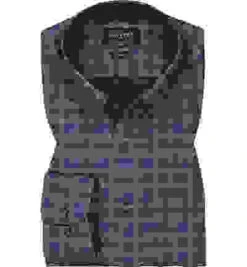 Hackett Hemd, Slim Fit, Baumwolle, Navy Kariert -Maenner Mode Haus  416716 norm 1