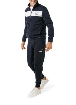Puma Trainingsanzug, Mikrofaser, Navy