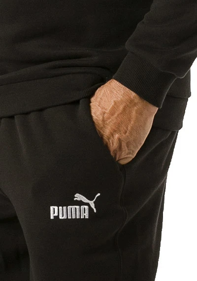 Puma Sweatanzug, Relaxed Fit, Baumwolle, Schwarz 4 Puma Sweatanzug, Relaxed Fit, Baumwolle, Schwarz – Bild 2