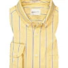 Gant Hemd, Regular Fit, Baumwolle, Gelb Gestreift 2 Gant Hemd, Regular Fit, Baumwolle, Gelb Gestreift -Maenner Mode Haus 416788 norm