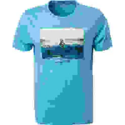 RAGMAN T-Shirt, Baumwolle, Hellblau -Maenner Mode Haus  416887 norm 1