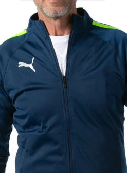 Puma Trainingsanzug, Slim Fit, Mikrofaser, Blau -Maenner Mode Haus  416891 norm3