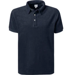 Polo-Shirt, Baumwoll-Frottee, Navy