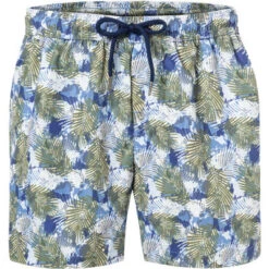 Badeshorts, Mikrofaser, Multicolor Gemustert