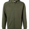 Puma Sweatjacke, Baumwolle, Dunkelgrün